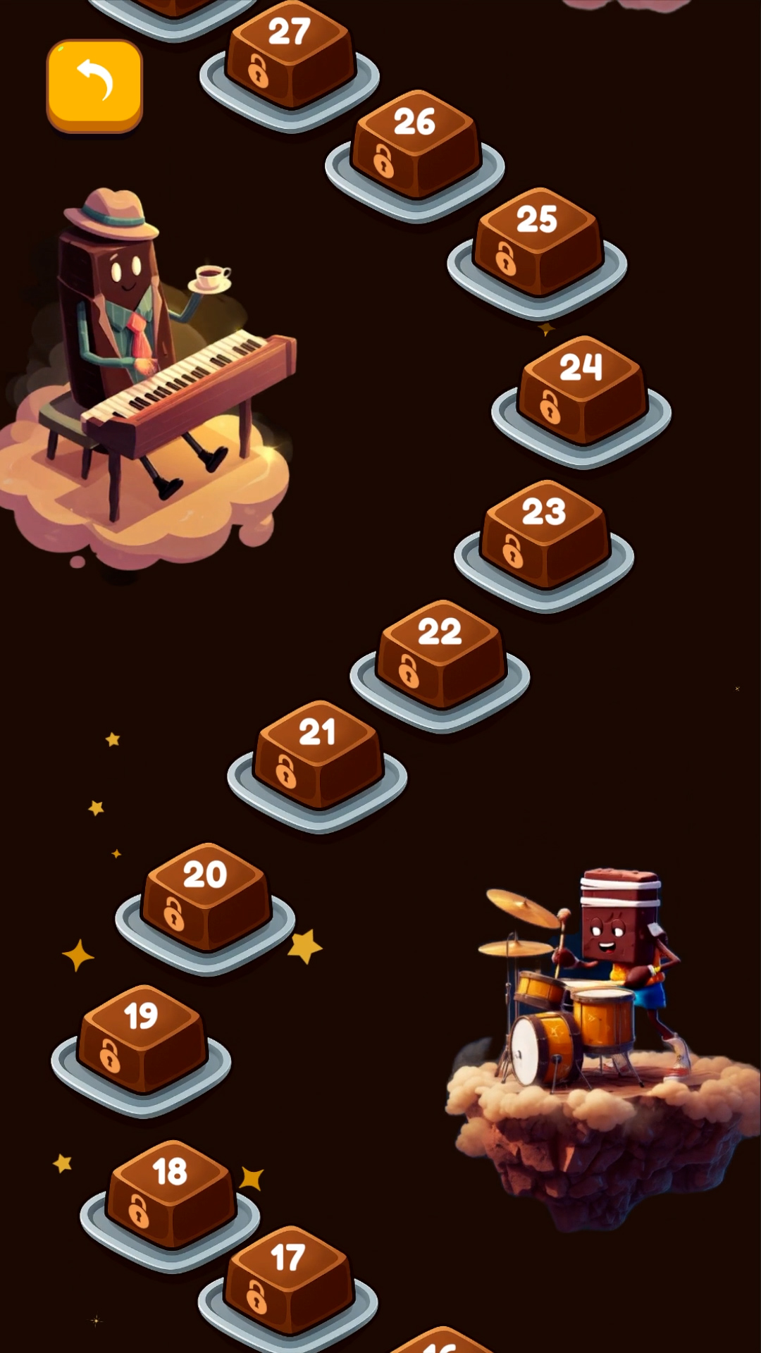 Choco Block Blaster level map