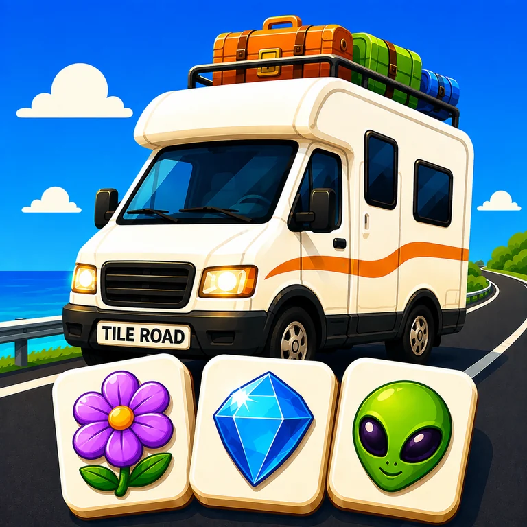 Tile Road camper van game icon